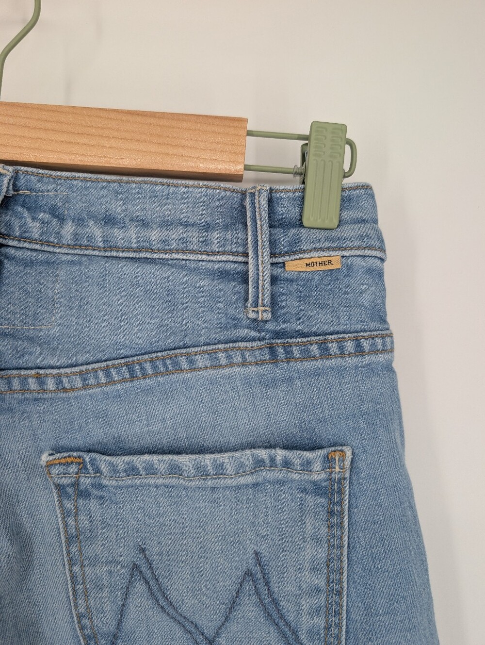 Mother Superior Hustler Ankle Fray Jeans No Offense Wash size 27 - Picture 4 of 10